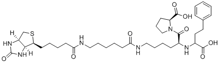Lisinopril, epsilon-biotinamidocaproyl- 130007-47-5